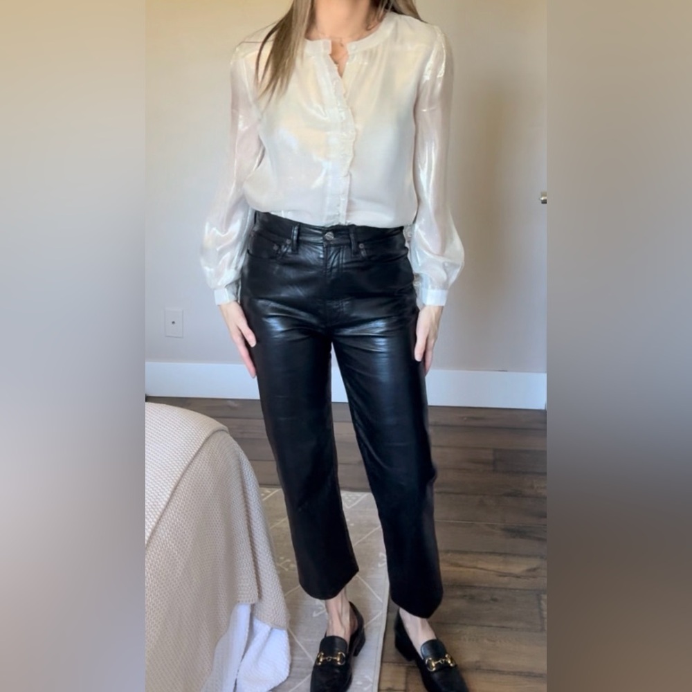 Marie Oliver Designer Blouse in Silk and Metallic Fibers